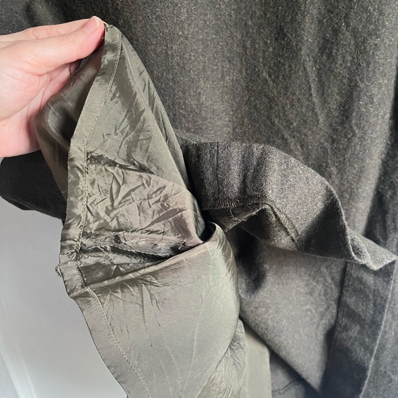 A.P.C. Forest Green Wool Blend Dress - Picture 5 of 6